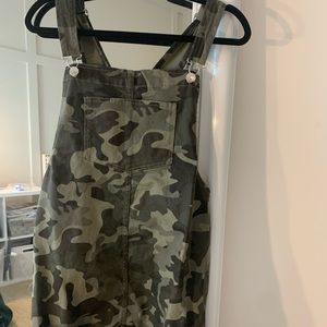 Camouflage overall dress
